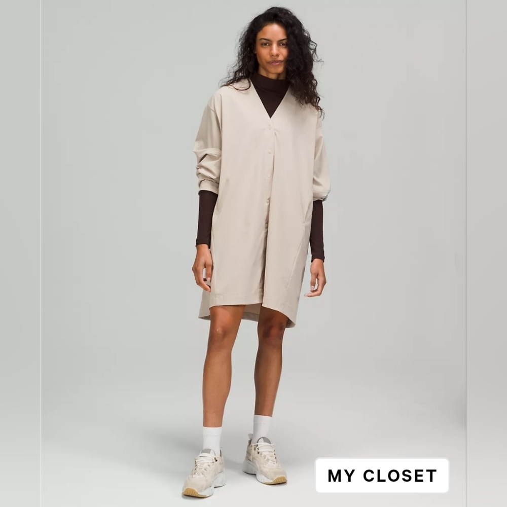 Lululemon WovenAir Button Front Dress